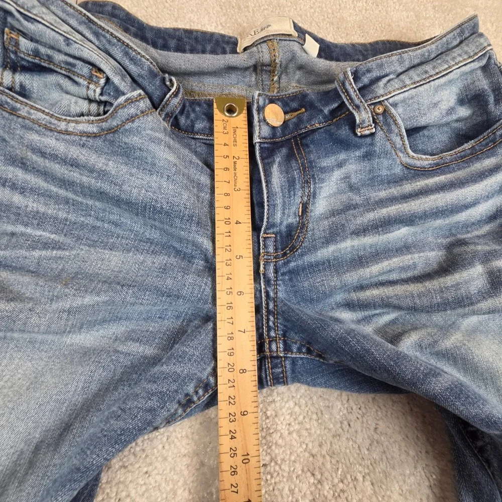 BKE Stella Bootcut Jeans Womens 30R (34x30) Medium Wash‎ Whiskered Denim